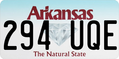 AR license plate 294UQE