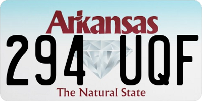 AR license plate 294UQF