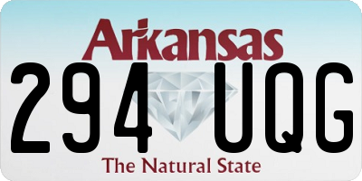 AR license plate 294UQG