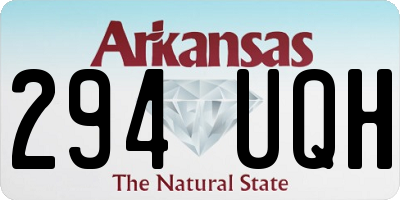AR license plate 294UQH