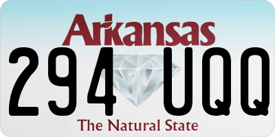 AR license plate 294UQQ