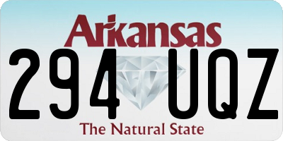 AR license plate 294UQZ