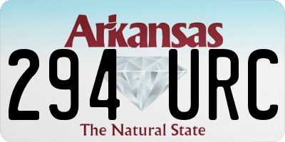 AR license plate 294URC