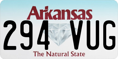 AR license plate 294VUG