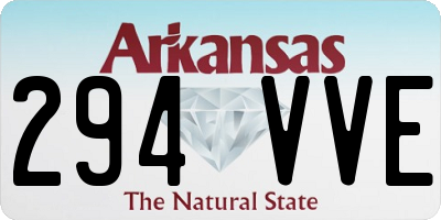 AR license plate 294VVE