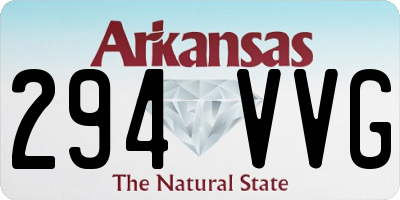 AR license plate 294VVG