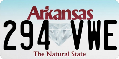 AR license plate 294VWE