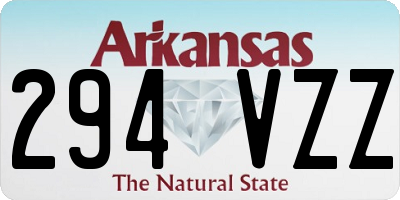 AR license plate 294VZZ