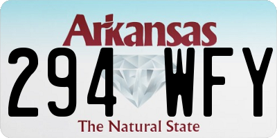 AR license plate 294WFY