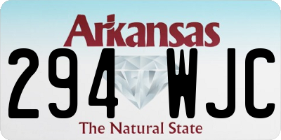 AR license plate 294WJC