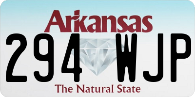 AR license plate 294WJP