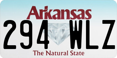 AR license plate 294WLZ