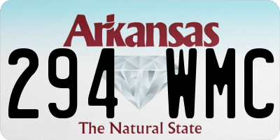AR license plate 294WMC