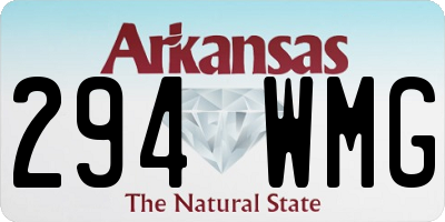 AR license plate 294WMG