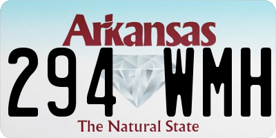 AR license plate 294WMH