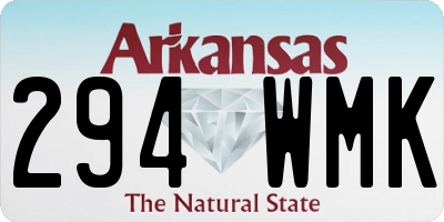 AR license plate 294WMK