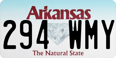 AR license plate 294WMY