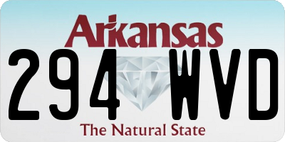 AR license plate 294WVD