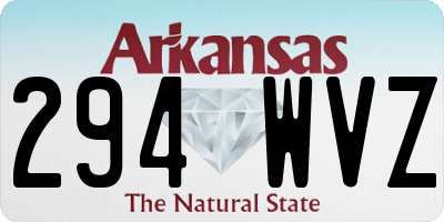 AR license plate 294WVZ