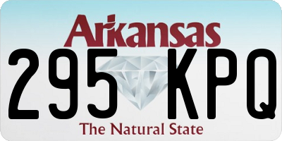 AR license plate 295KPQ