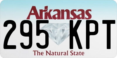 AR license plate 295KPT