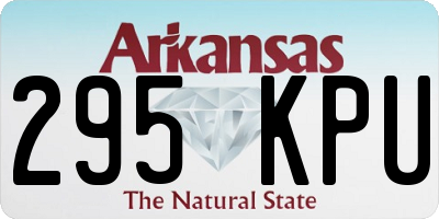 AR license plate 295KPU