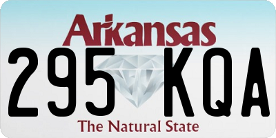AR license plate 295KQA