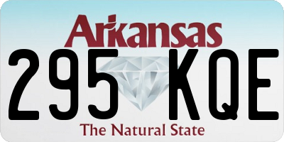 AR license plate 295KQE