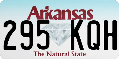 AR license plate 295KQH