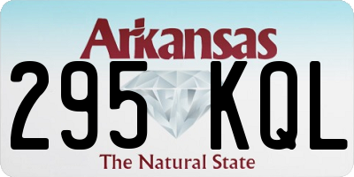 AR license plate 295KQL