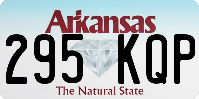 AR license plate 295KQP