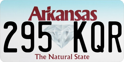 AR license plate 295KQR