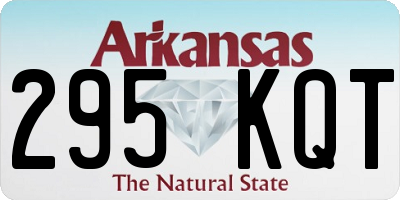 AR license plate 295KQT
