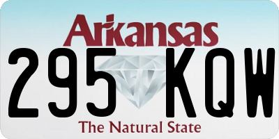 AR license plate 295KQW