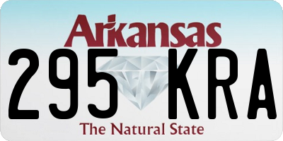 AR license plate 295KRA