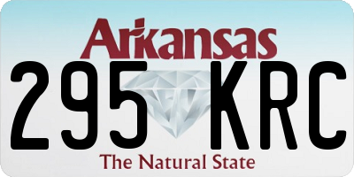 AR license plate 295KRC