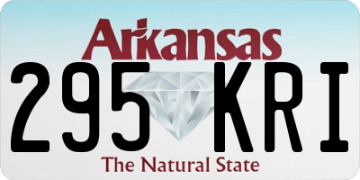 AR license plate 295KRI