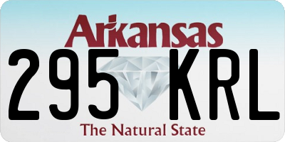 AR license plate 295KRL