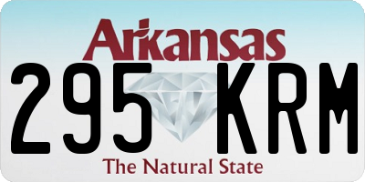 AR license plate 295KRM