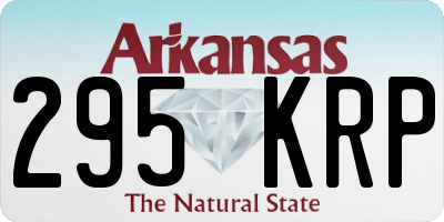 AR license plate 295KRP