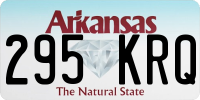 AR license plate 295KRQ