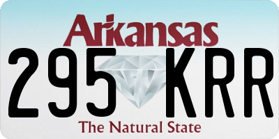 AR license plate 295KRR