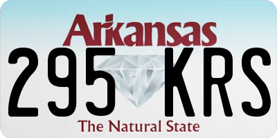 AR license plate 295KRS