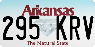 AR license plate 295KRV