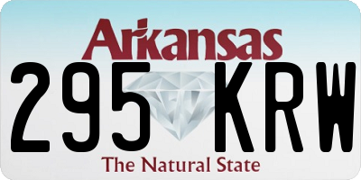 AR license plate 295KRW
