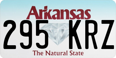 AR license plate 295KRZ