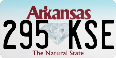 AR license plate 295KSE