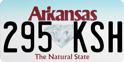 AR license plate 295KSH