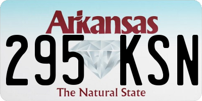 AR license plate 295KSN