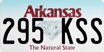 AR license plate 295KSS